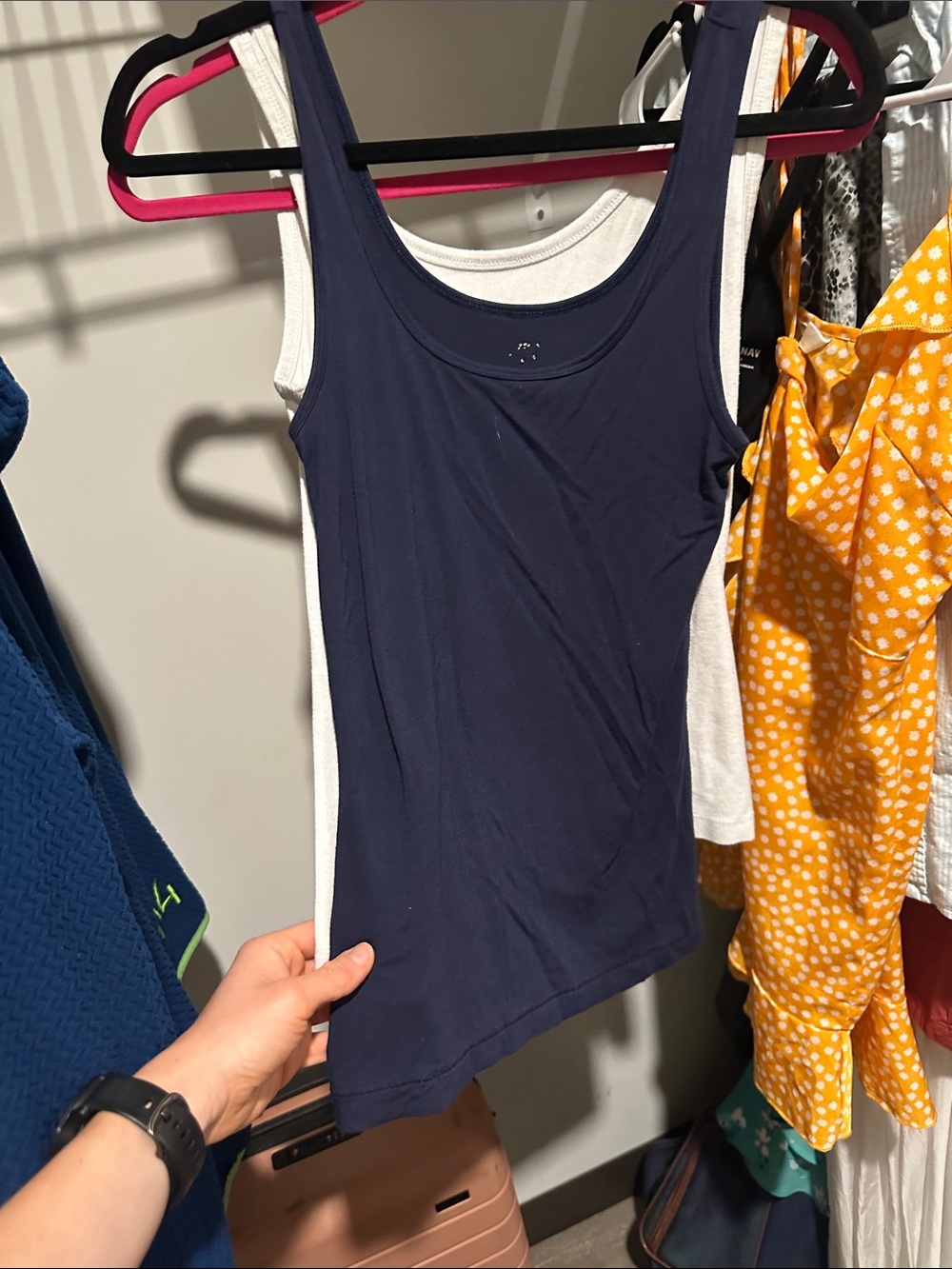 Navy blue tank top